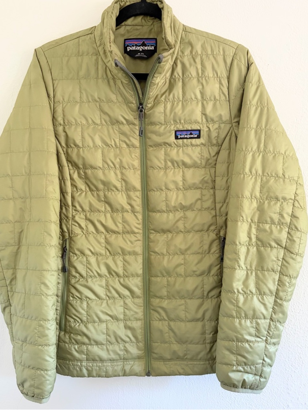 Patagonia Nano Puff Packable Jacket in Grass Green Women’s Medium